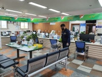 용담2동, 코로나19 감염 차단 청사 소독 실시