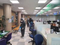 외도동, 코로나19 예방 공공이용시설 방역 실시