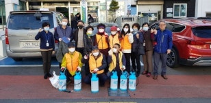 용담2동통장협의회, 어린이놀이터 등 방역