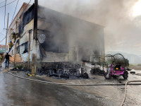 제주 우도 오토바이 창고서 불...7990여만원 재산피해