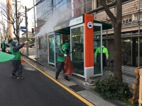 새마을지도자 용담1동협의회, 코로나19 예방 일제 방역 실시