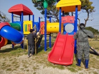 구좌읍, 구좌체육공원운동장 방역 실시