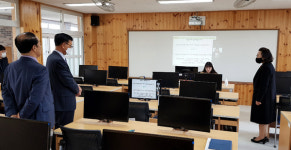 서귀포시교육지원청, 온라인 수업 시범운영 학교 점검