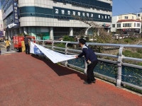 용담1동, 주요 지역내 선거 및 불법광고물 집중 정비 실시