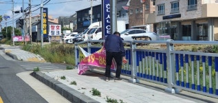 외도동, 일주서로 불법광고물 정비