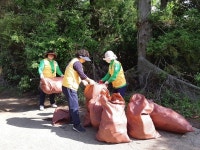대륜동적십자봉사회, 고근산 일대 환경정비 실시