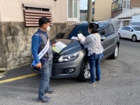 서홍동주차문화개선추진위원회, 불법주·정차 계도 및 홍보