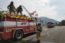 안덕119센터, 현장대응 능력 향상 화재훈련