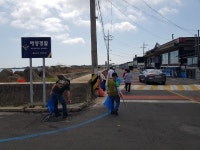 구좌농협성공대학 총동창회, 세화해변 환경정비 실시