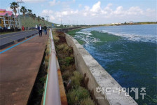 사고위험 종달리 해맞이해안로 안전펜스, 긴급 복구 완료