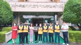 제주도장애인종합복지관-한전KPS,  복지관 방역활동 전개