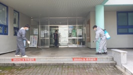 동홍동지역사회보장협의체, 다중이용시설 방역 실시