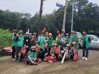 대륜동 새마을부녀회, 고근산 둘레길 환경정비 실시