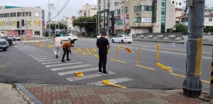 용담2동통장협의회, 야외 체육시설 등 방역 활동