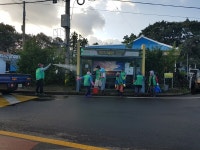 표선면세화1리새마을부녀회, 추석맞이 버스승차대 환경정비 실시