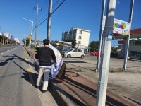 연동주민센터, 관내 불법 광고물 일제 정비