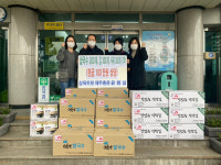 (주)삼육식품총판 | 삼육식품제주총판, 건입동 저소득가구에 100만원 상당의 식료품 지원