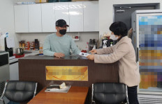 동홍동, 체육시설 대상 제주안심코드 홍보