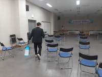 화북동주민센터, 코로나19 대응 자체적 방역 실시