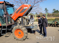제주농협, 봄철 농기계 순회수리 봉사 실시
