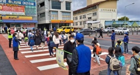 바르게살기운동아라동위원회, 안전한 등굣길 교통캠페인 전개