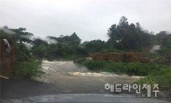 제주시, 광령1리 상습침수 피해예방 공사 착수