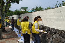 서귀포시, 효돈동 시설물 색채개선사업 실시