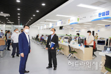 제주 한림읍사무소 신청사 업무 개시...민원인에 첫 개방