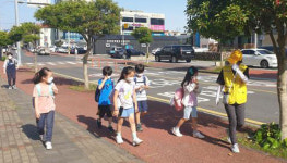 삼양초, 안전한 등굣길 워킹스쿨버스 운영