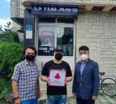 삼양동 제주정낭집 희망나눔캠페인 착한가게 현판식
