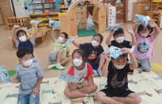 대한적십자사 제주지사, 한천초에 마스크 1200장 전달