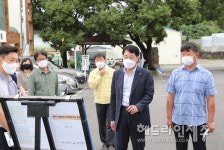 안동우 제주시장, 용흥.상명리 마을만들기 사업 현장 점검
