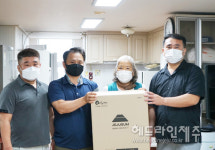 사단법인 제주공정연구소, 지역 어르신들께 마스크 전달