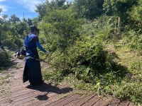 제주역사문화재돌봄센터, 가마오름 일제동굴진지 등 예초작업 진행