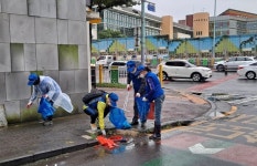 아라동바르게살기위원회, 학교주변 시설물 점검·환경정비 활동
