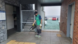 새마을지도자 외도동협의회, 공중화장실 방역실시