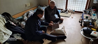 건입동장, 독거어르신 안부확인 방문