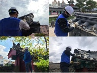 제주역사문화재돌봄센터,  해신사, 김석윤 가옥, 제주목 관아, 삼성혈 4곳에  기와 보수 작업 진행