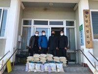 (주)제주화약, 안덕면 경로당에 쌀 및 기념품 등 기부