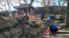 (재)제주문화진흥재단, 제주성지 및 오현단 일대 전직원 일상관리 진행
