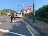 대륜동청소년지도협의회, 도로변 예초작업 및 환경정비 전개
