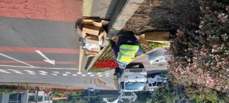 정방동, 사계절 꽃피는 거리조성을 위한  주요 도로변 여름 계절화 식재