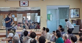 용담2동, 흥운경로당 방문 주민불편사항 청취