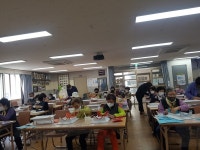 천지동경로당, 한지찻상 만들기 체험활동 실시