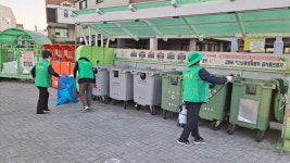 아라동새마을부녀회, 다중이용시설 방역활동 및 환경정비 실시