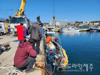 제주, 서귀포 지귀도 인근 해상서 어선 좌초 사고...인명피해 없어