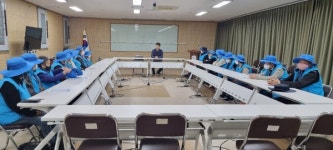 천지동, 2022년 노인일자리 참여자 안전교육 실시