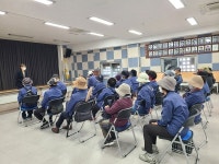 아라동, 노인일자리 참여자 안전교육 실시