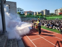 노형119센터, 노형중학교 합동소방훈련 실시