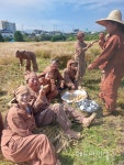[포토] 귀리겉보리 수확 농부들의 농사일 소리 